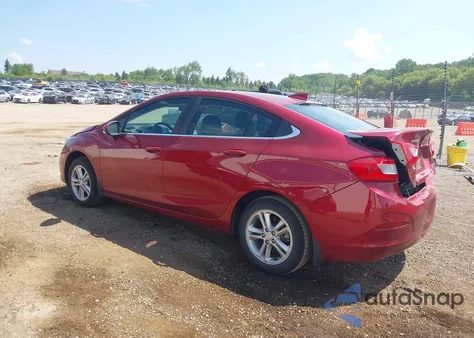 2017 Chevrolet Cruze Lt Auto из США, поврежденный, VIN 1G1BE5SM0H7208382